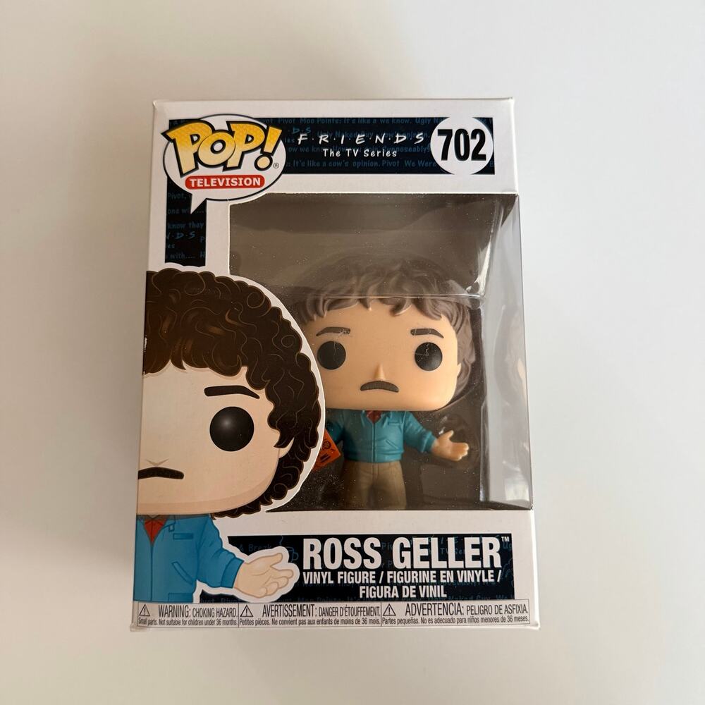 Funko Pop! Vinyl: Ross Geller 80s Flashback Friends #702